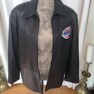 LIMITED EDITION Super Bowl XLII REEBOK leather jacket mint condition size med